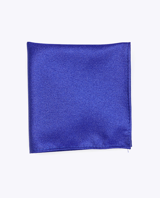 Einstecktuch mit blauen Pailletten Nr. 2 aus Polyester | Armand - Unipap's