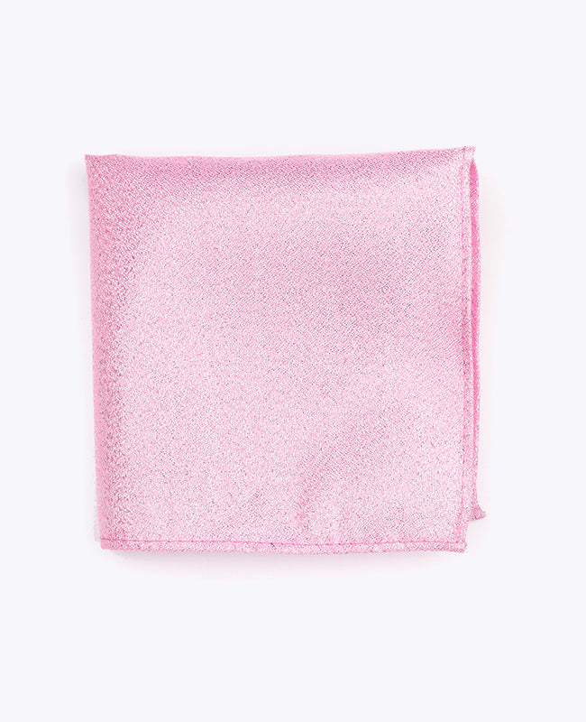 Einstecktuch Rosa Glitzer Nr.1 aus Polyester | Isidore - Unipap's