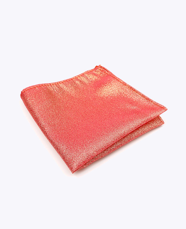 Glitzer-Einstecktuch Rot n°2 Polyester | Isidore - Unipap's