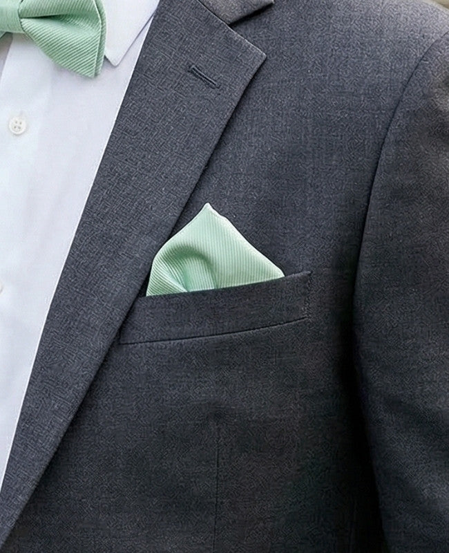 Einstecktuch Grün Nr. 1 aus Polyester «Lucien»