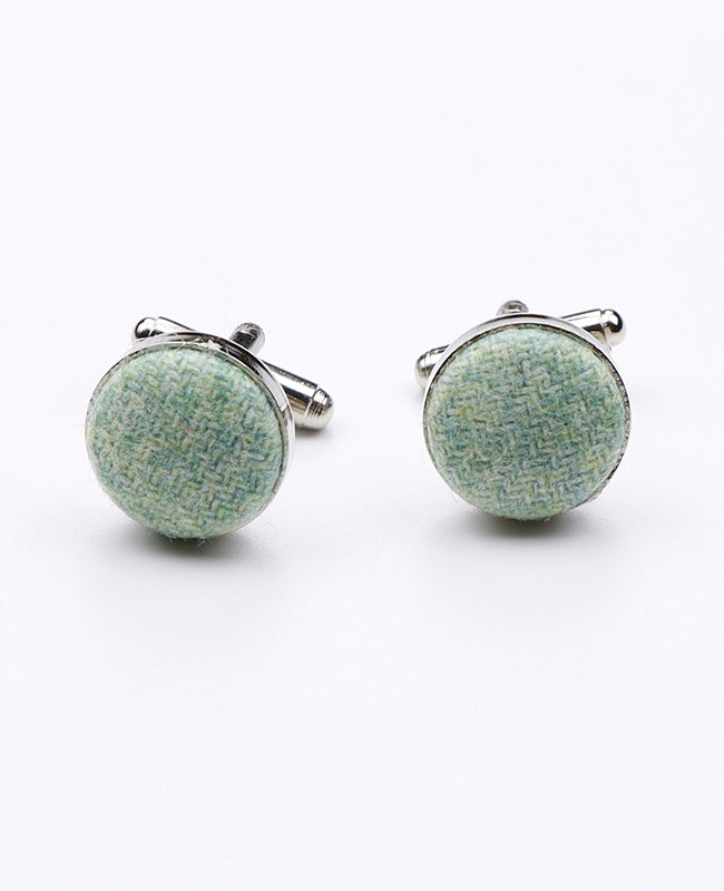 Boutons de Manchette Vert n°1 en Laine | Claude - Unipap's