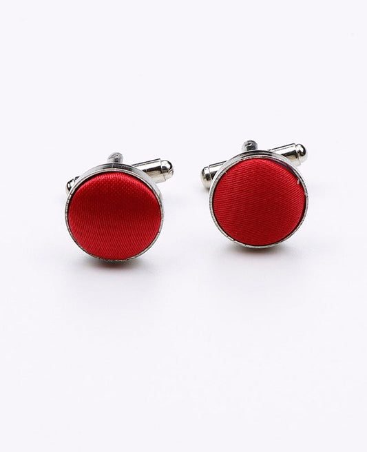 Boutons de Manchette Rouge n°2 en Polyester | Anatole - Unipap's