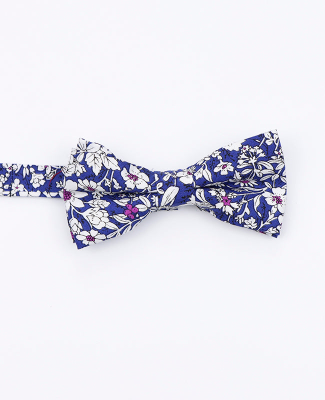 Noeud Papillon Liberty Bleu n°1 Enfant en Coton | Clovis - Unipap's