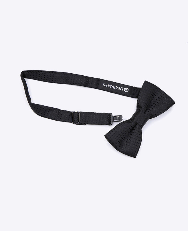 Noeud Papillon Noir n°1 à Pois Enfant en Polyester | Louis - Unipap's