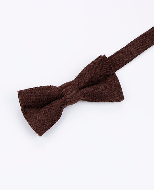 Noeud Papillon Marron n°2 Enfant en Effet Velours | Simon - Unipap's