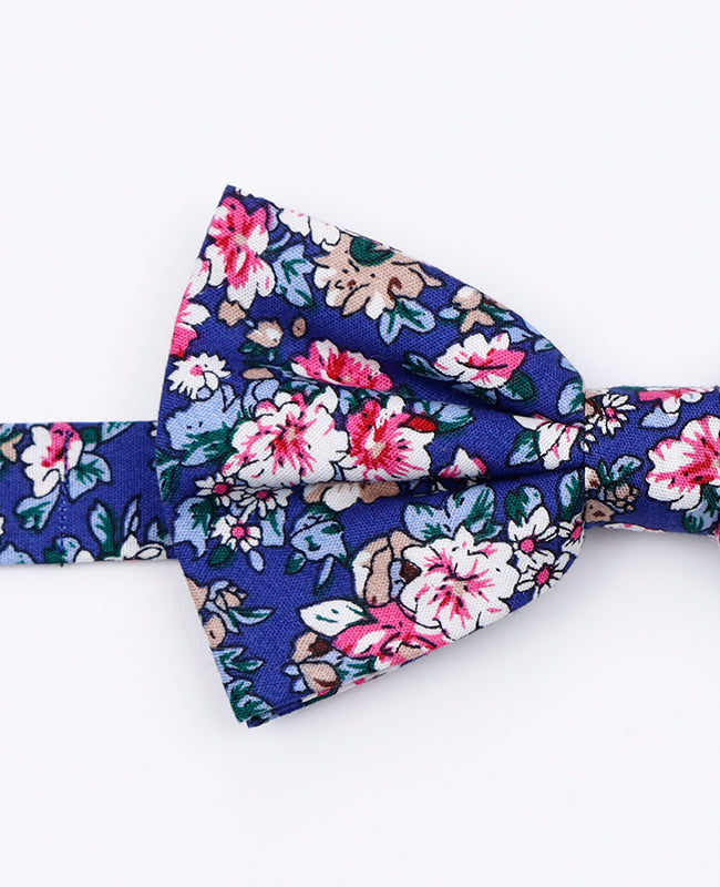 Noeud Papillon Liberty Bleu n°10 Homme en Coton | Gaspard - Unipap's