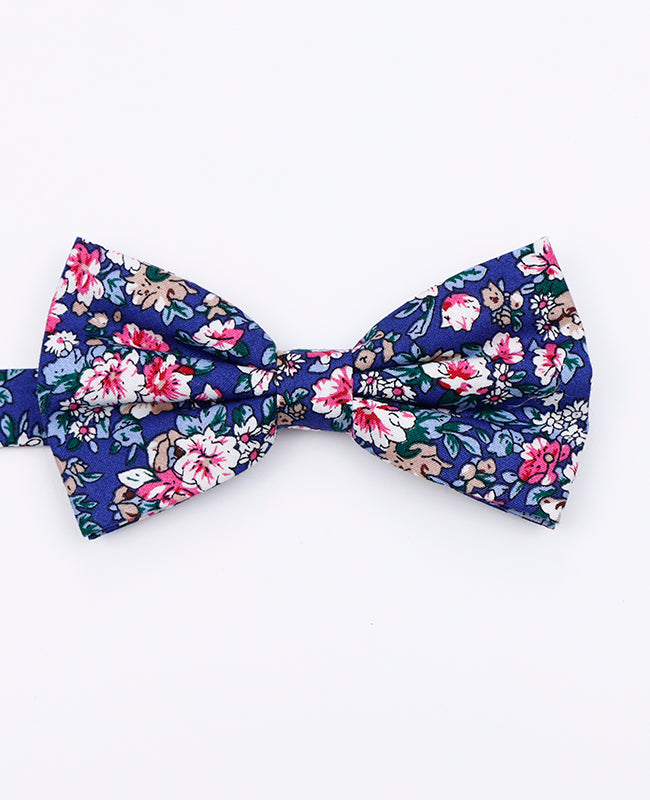 Noeud Papillon Liberty Bleu n°10 Homme en Coton | Gaspard - Unipap's