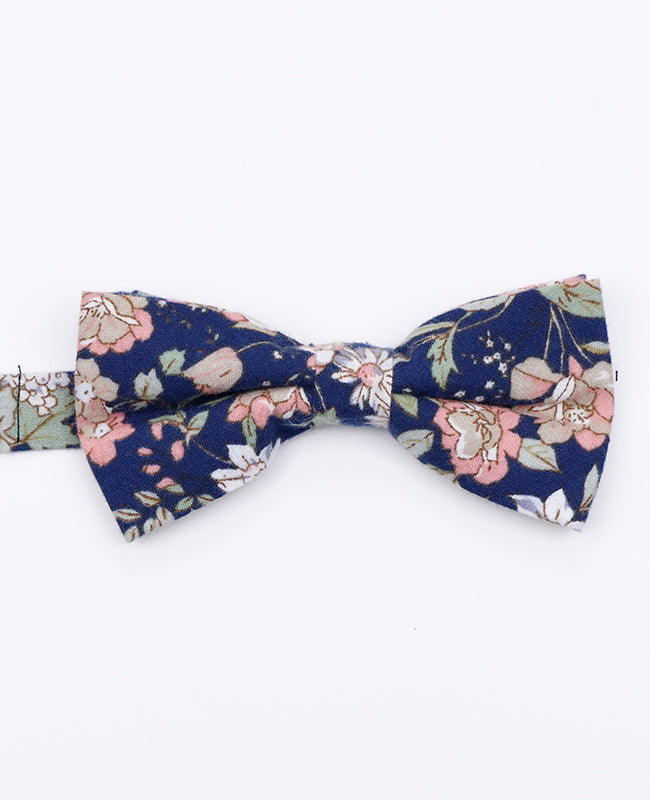 Noeud Papillon Liberty Bleu n°3 Homme en Coton | Charles - Unipap's