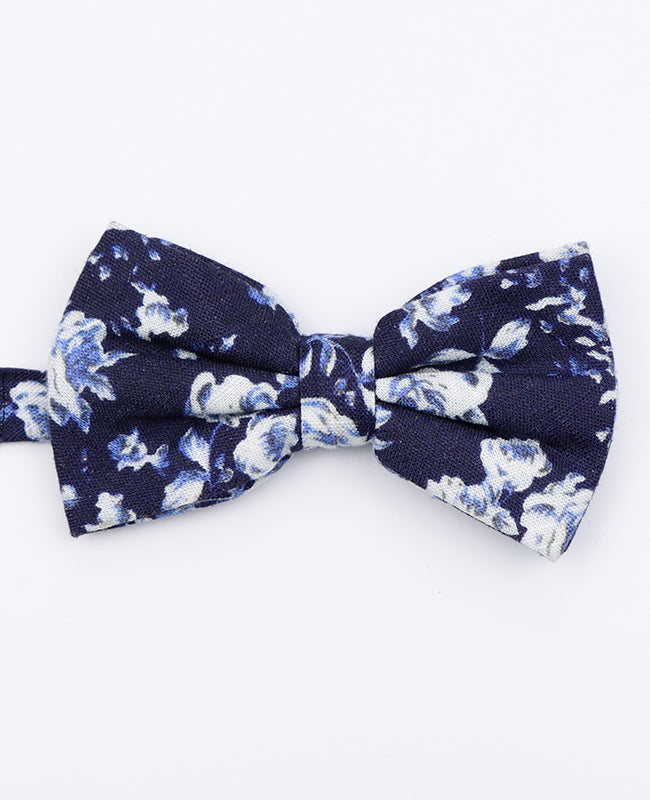 Noeud Papillon Liberty Bleu n°6 Homme en Coton | Charles - Unipap's