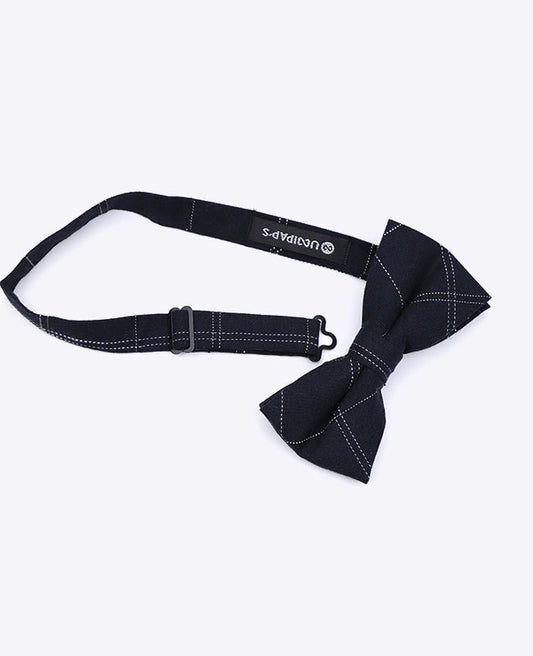 Noeud Papillon Tartan Noir n°1 Homme en Coton | Marcel - Unipap's