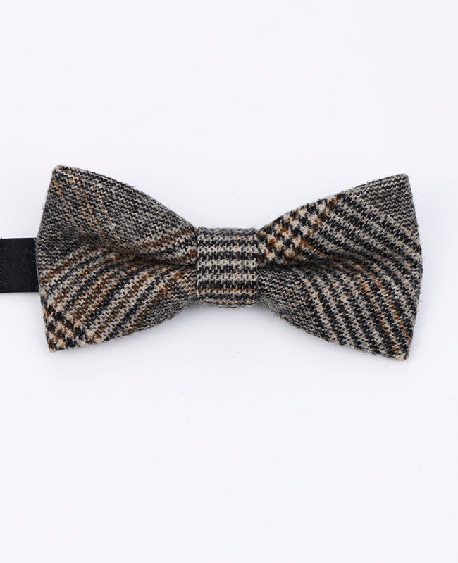 Noeud Papillon Tartan Gris n°6 Homme en Laine | Norbert - Unipap's