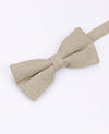 Fliege Beige n°2 Herren aus Leinen | Basile - Unipap's