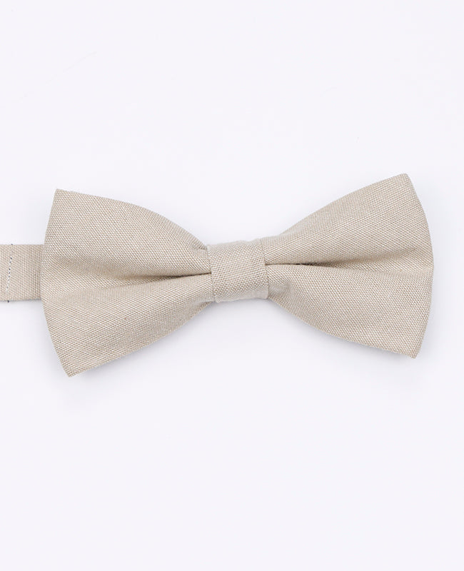 Noeud Papillon Beige Homme en Coton | Edgard - Unipap's