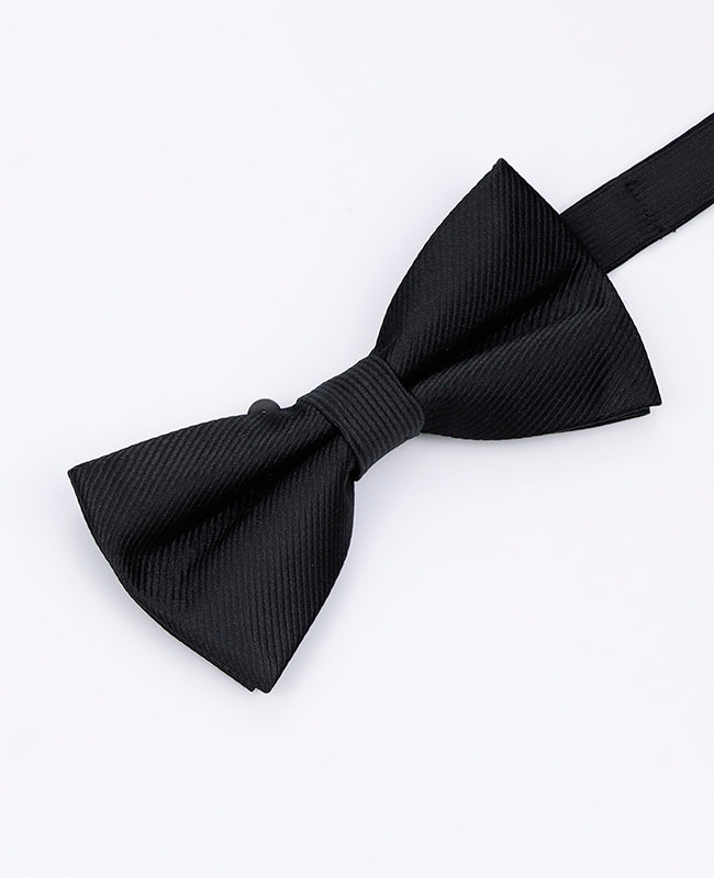 Noeud Papillon Noir Homme en Polyester | Lucien - Unipap's