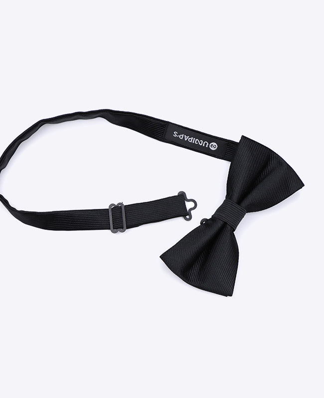 Noeud Papillon Noir Homme en Polyester | Lucien - Unipap's