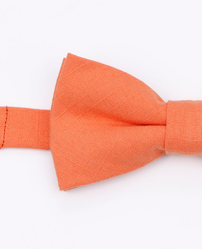 Noeud Papillon Orange n°3 Homme en Coton | Oscar - Unipap's