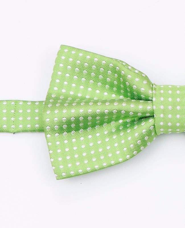 Noeud Papillon Vert n°1 à Pois Homme en Polyester | Louis - Unipap's