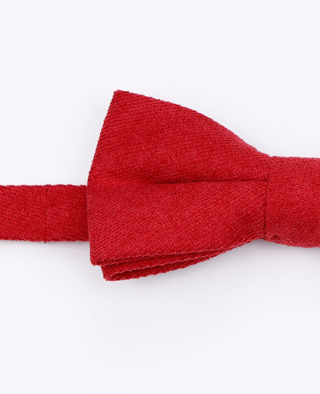 Noeud Papillon Rouge n°2 Homme en Effet Velours | Simon - Unipap's