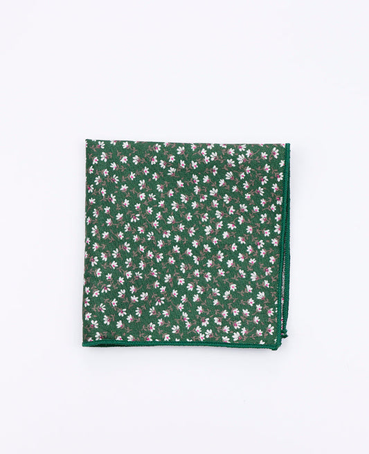 Pochette de Costume Liberty Vert n°1 en Coton | Gaspard - Unipap's