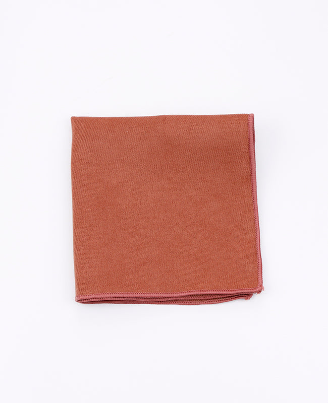 Pochette de Costume Orange n°3 en Effet Velours | Simon - Unipap's