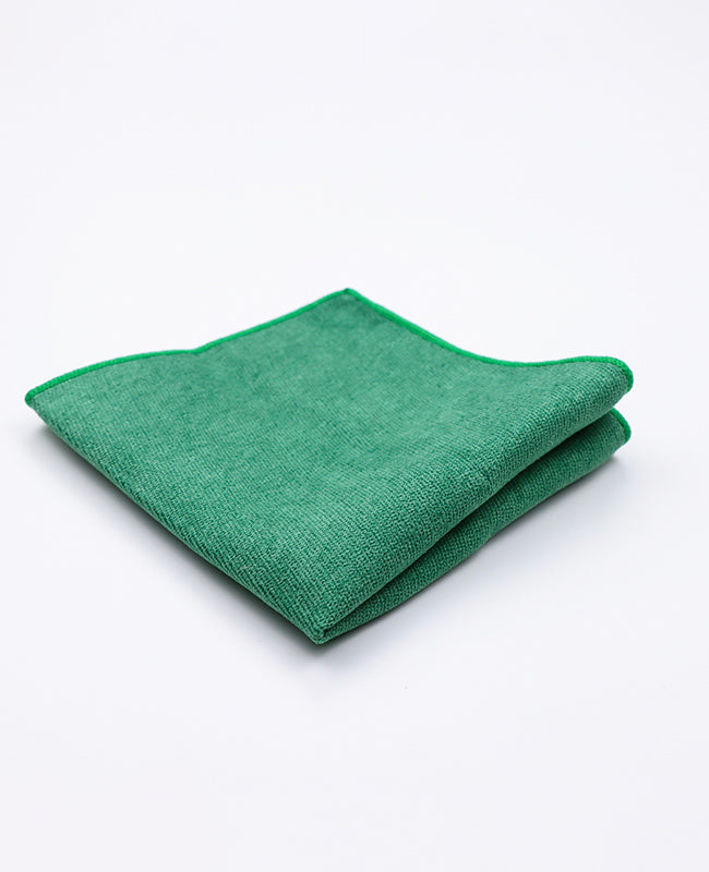 Pochette de Costume Vert n°3 en Effet Velours | Simon - Unipap's